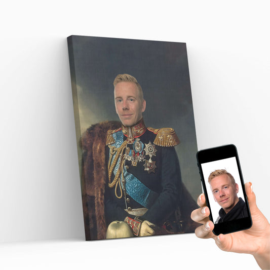 ROYAL PORTRAIT AS PAINT BY NUMBERS - fast delivery - choose your size