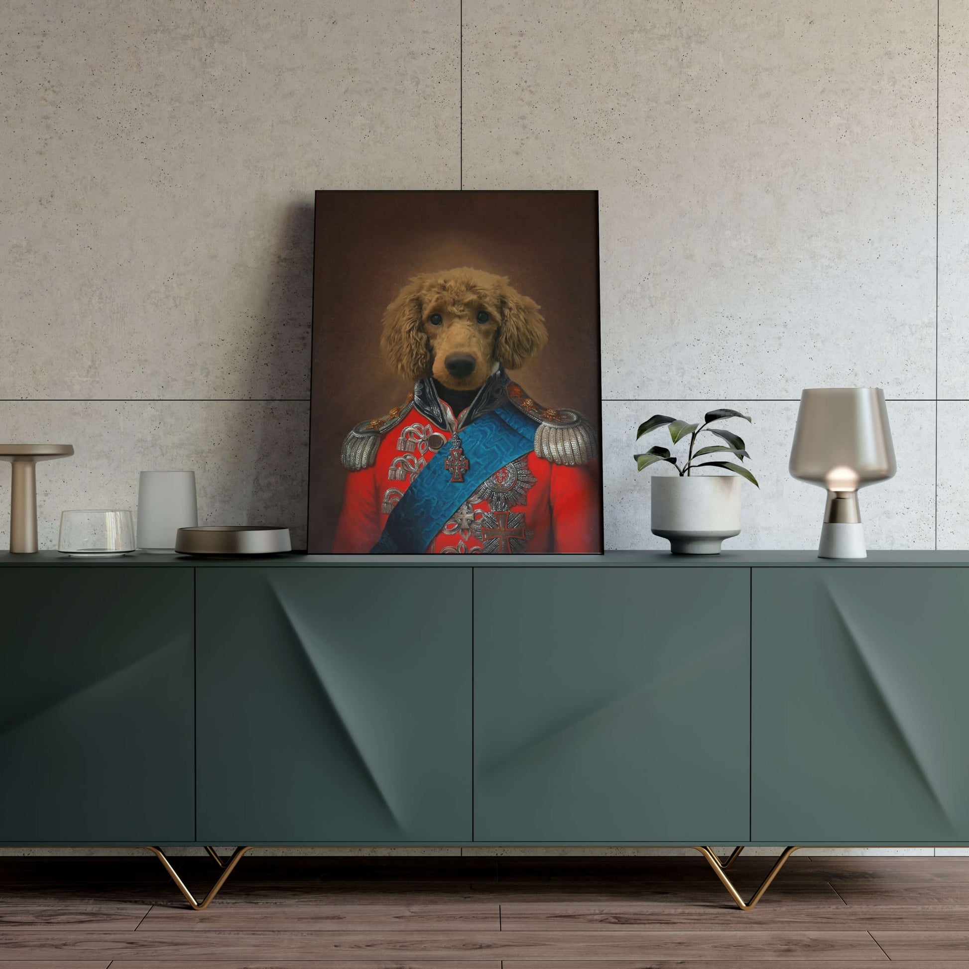ROYAL PET PORTRAIT AS PAINT BY NUMBERS - choose your size